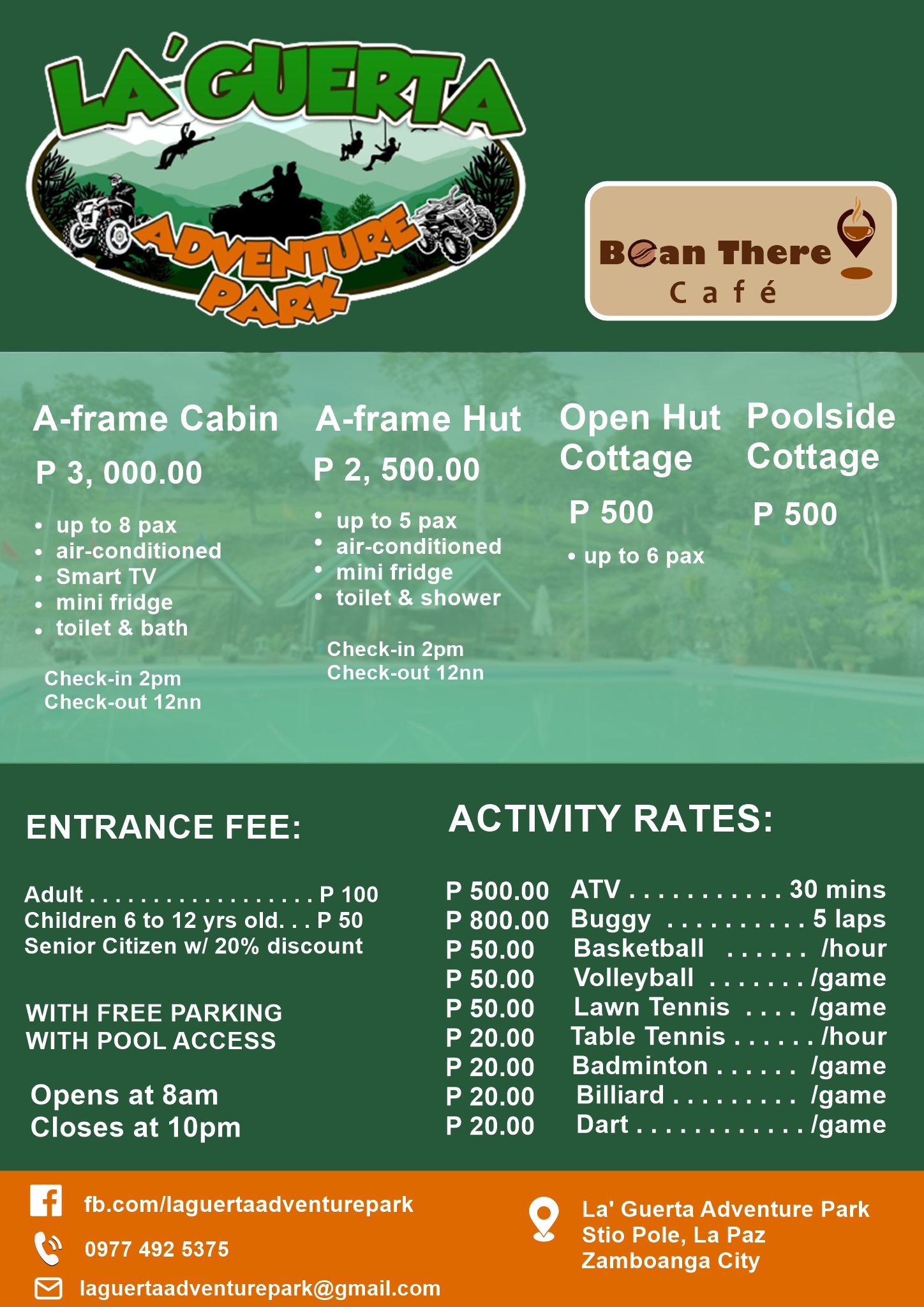 Billiards Activity Fee
